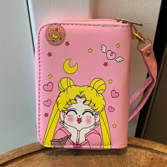 Sailor Moon Womens Zipper Wallet Purse Clutch - Picture 6 of 11